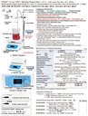 500℃  Hi-Temp. Digital Hotplates Stirrer, 80~1,500 rpm, “MaXtirTM MSH500”, Temp. Probe-set, 230V