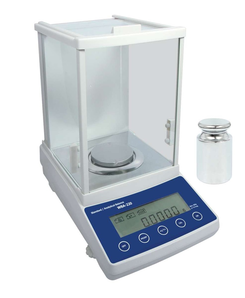 Standard Analytica Balance, Max. 220g, d=0.1mg, AC220V(=SL.WBA0220)