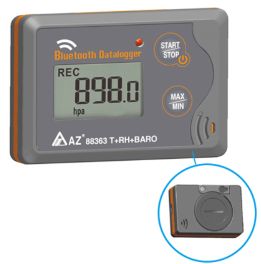 BLE Barometric+RH+T logger