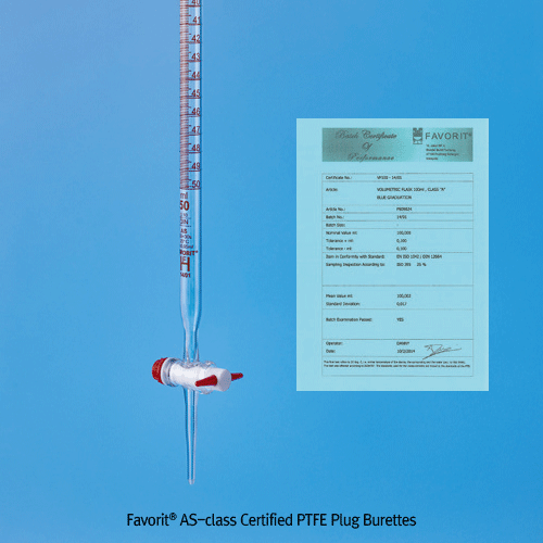 PTFE Plug Burette 50 ml