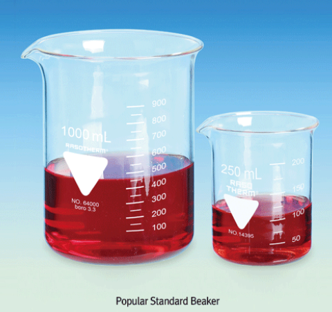 Popular glass beaker 250 ml 