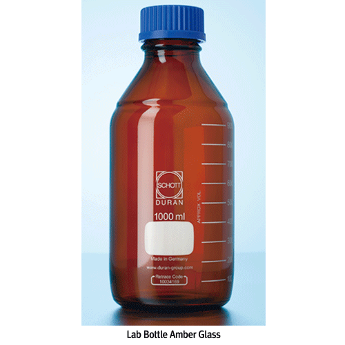 Duran amber bottle 1000ml, GL45