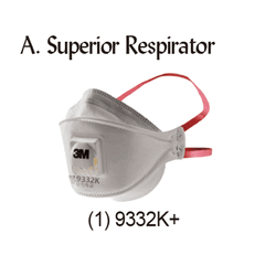 Mask 8210 respirator, standard protective