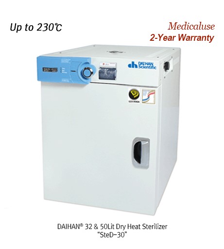 Dry Heat Sterilizer with Temp Recorder, 32Lit,DH-30 230V