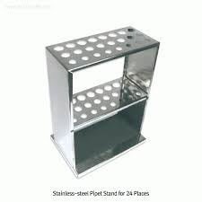 [SL.Sta7051] Stainless-steel Pipet Stand for 24 Places, 190×85×h250mm