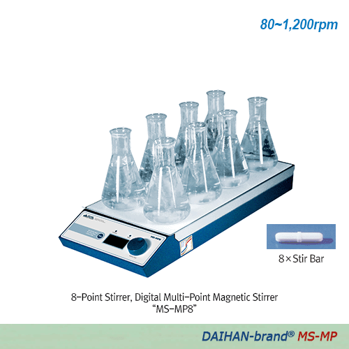 [DH.WMS03038] Stirrer Magnetic, Multi-point, 8-points MS-MP8, 230V